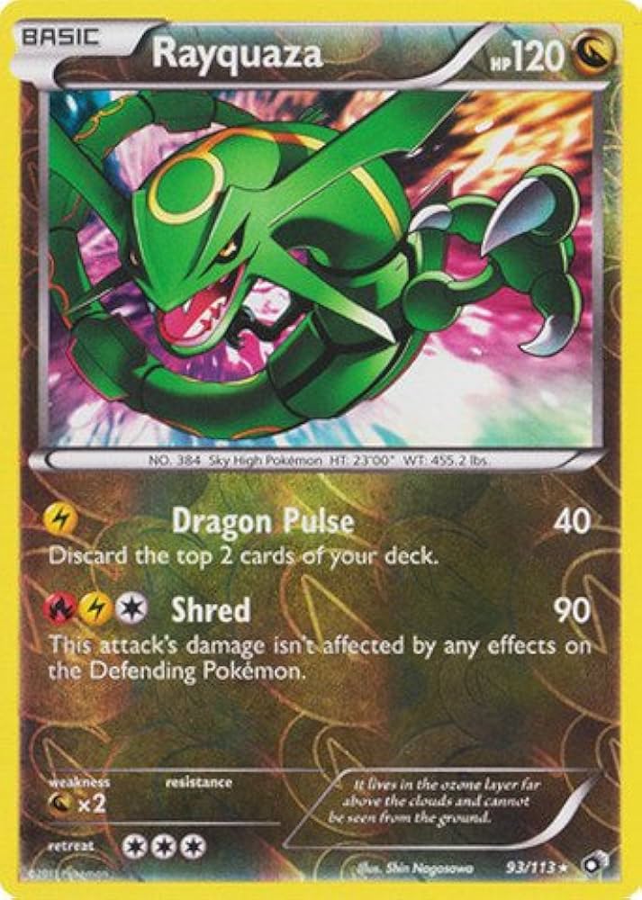 Amazon.co.jp: Pokemon - Rayquaza (93/113) - Legendary